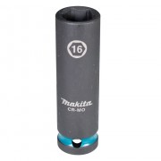 Makita E-16461 Ударная удлиненная торцовая головка Impact Black 1/2" 16x81,5мм